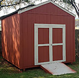Shed Paint Trimmed